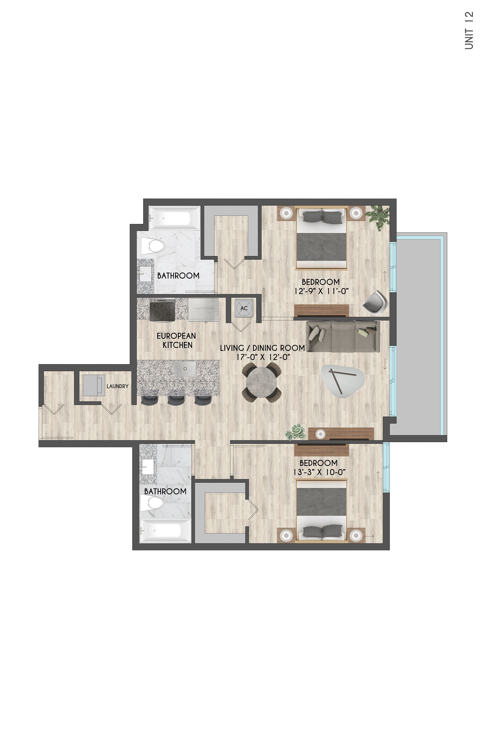 Unit 12 Floor Plan