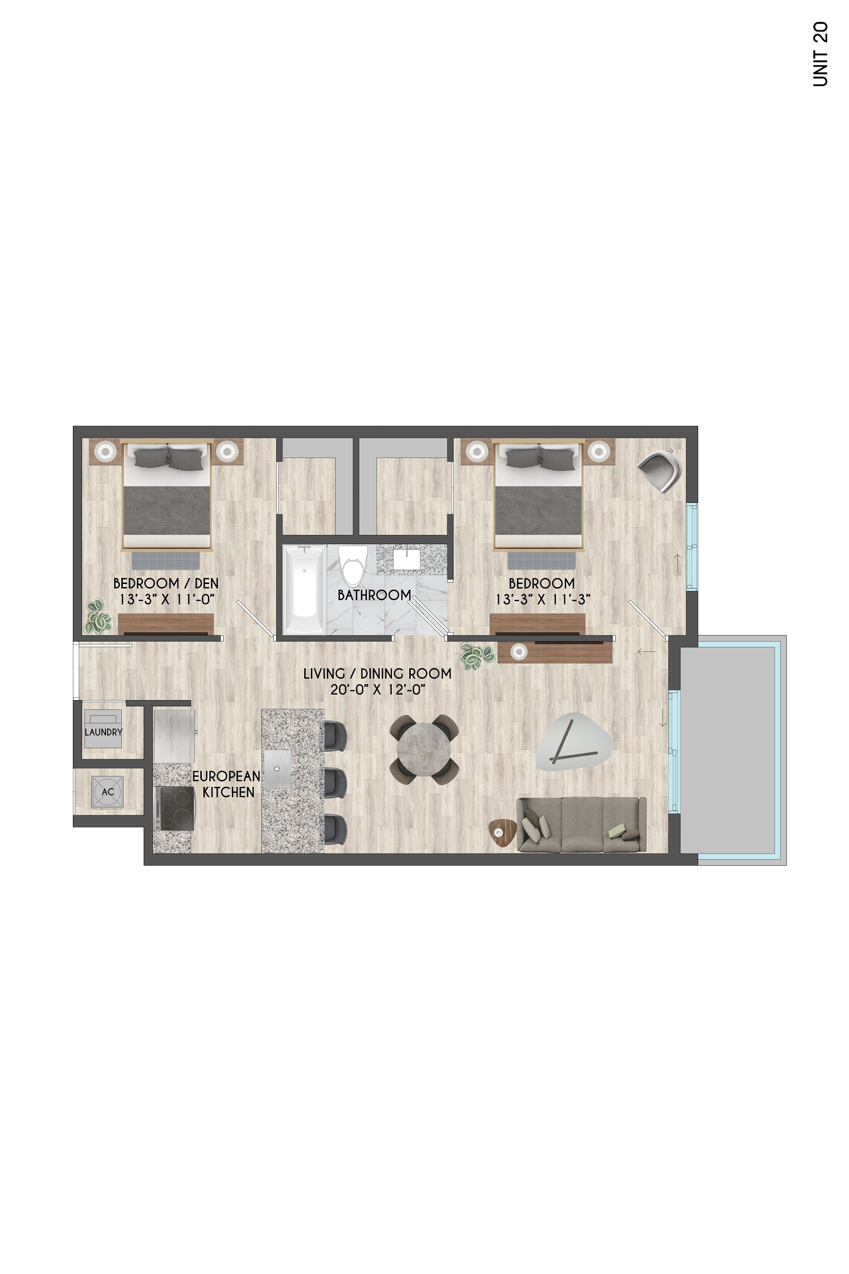 Unit 20 Floor Plan